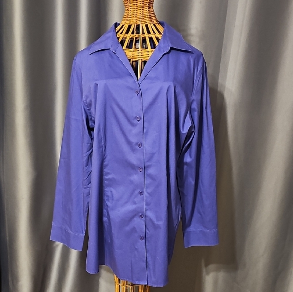 Chico's Rich Purple Blouse